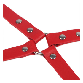 SUBBLIME - 953706 ESPOSAS CON CINTURÓN BONDAGE ROJO TALLA ÚNICA